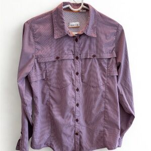 Orvis Shirt Pink Active Fit Vented Long Sleeve Button Down Women’s Size Small
